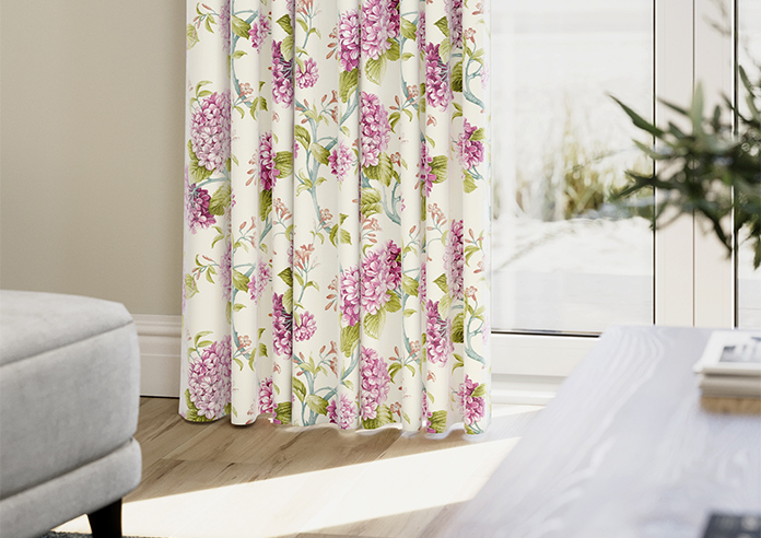 Bouquet Velvet, Wild Rose - Made to Measure Curtain - Image 5